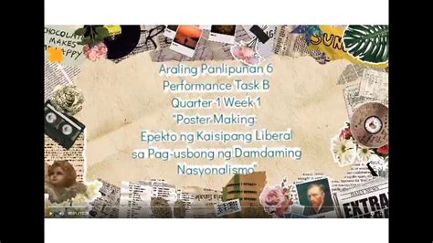 AP 6 Poster Making: Epekto ng Kaisipang Liberal sa Pag.